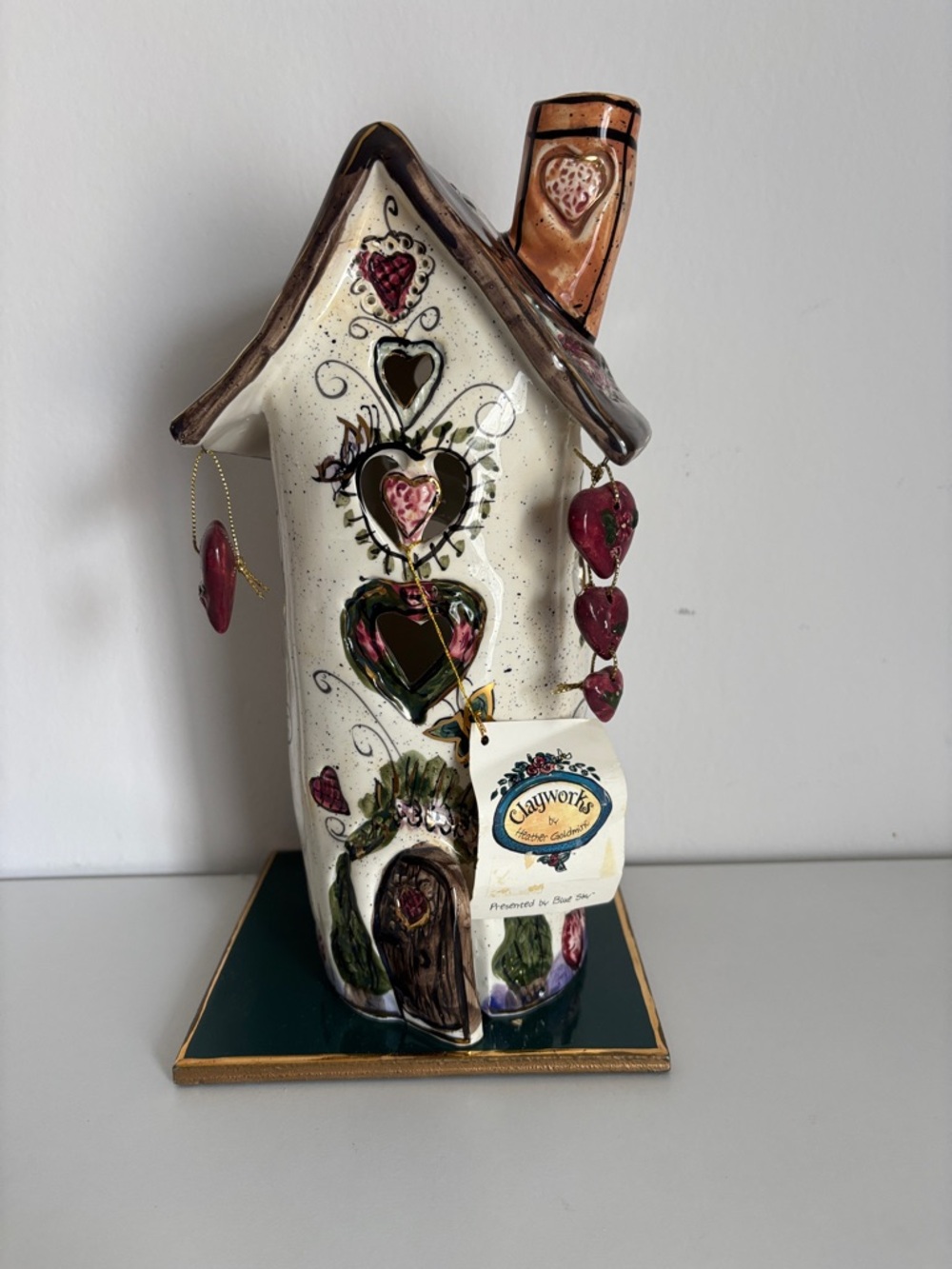 Blue Sky Clayworks large house with heart accents